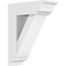 Ekena Millwork Standard Traditional Architectural Grade PVC Bracket with Traditional Ends, 5"W x 14"D x 18"H BKTP05X14X18TRA01 - alternate 1
